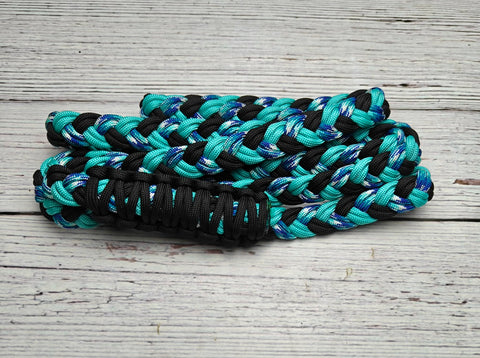 Icy Winter, Black & Turquoise Neck Rope
