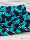 Icy Winter, Black & Turquoise Neck Rope