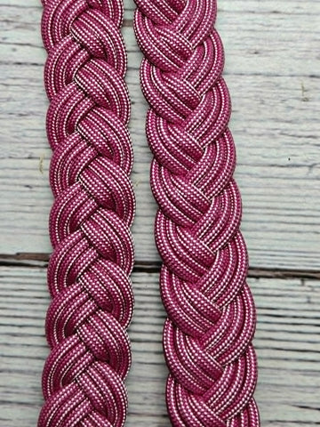 Rose Pink Adjustable Reins
