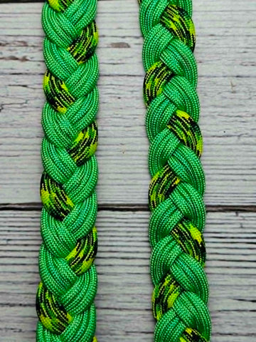 Mint Green & Gecko Adjustable Reins