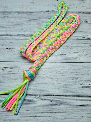 Pastel Rainbow Ombre Fringe Neck Rope