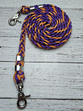 Orange & Neon Purple Basic Reins