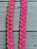 Orchid Ombre & Hot Pink Adjustable Riding Reins