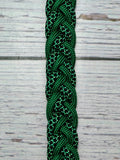 Green & Black Diamonds Wither Strap