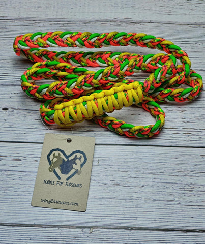 Solar Burst, Yellow, Orange & White Neck Rope