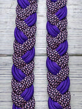 Acid Purple & Rose Pink Diamonds Adjustable Reins