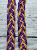 Orange & Neon Purple Basic Reins