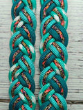 Rainbow, Green Teal & Seafoam Adjustable Reins