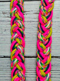 Hippie, Birthday Cake, Hot Pink, White & Yellow Adjustable Reins