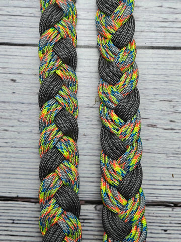 Gray & Star Burst Adjustable Reins