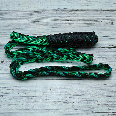 Black, Mint Green with Turquoise Accents Neck Rope