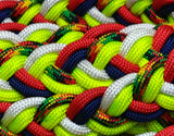 Jamaican, Neon Yellow, Black & Red Neck Rope
