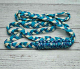 Icy Winter, White & Turquoise Neck Rope
