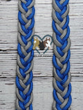 Blue & Gray Basic Reins