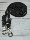 Black Adjustable Reins