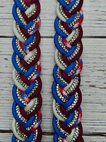Red, White & BLING Neck Rope