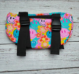 Groovy Smiles Saddle Pouch