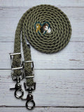 Gold Diamonds Adjustable Riding Reins