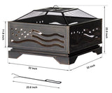 Patriotic Firepit OR $150 Visa Gift Card Raffle
