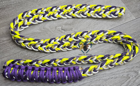 Purple, Yellow & White Neck Rope