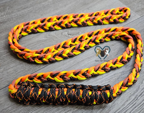 Orange, Yellow & Black with Orange X Neck Rope
