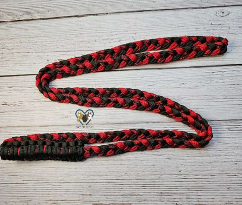 Red, Black & Patterned Neck Rope