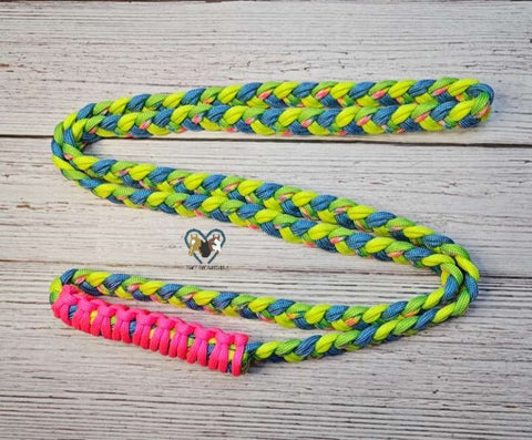 Lime Green, Yellow, Blue & Hot Pink Neck Rope