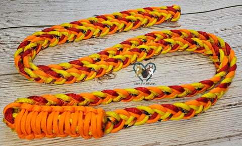 Red, Orange & Patterned Yellow Neck Rope
