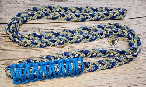Blue, Gray & Blue with White Pattern Neck Rope