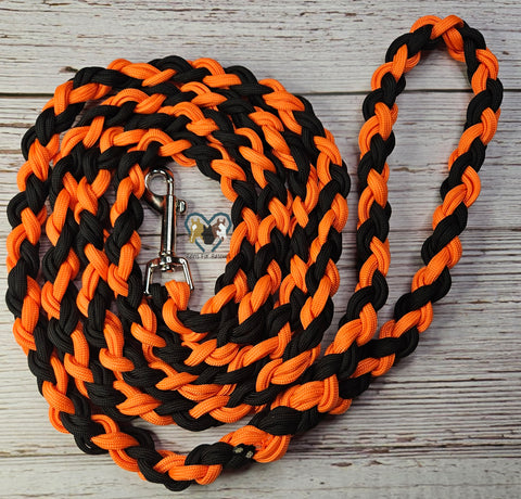 Orange & Black Dog Leash