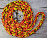 Orange, Yellow & Flame Dog Leash