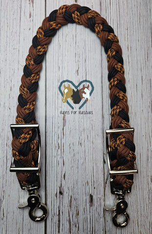 Leopard, Brown & Black Wither Strap