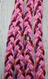 Rose Pink, Lilac, Black with Hot Pink X Neck Rope