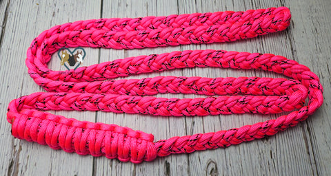 Hot Pink & Black X Neck Rope