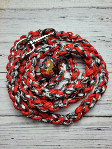 Red, Black & White Lead Rope