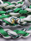 Shamrock, Kelly Green & White Dog Leash