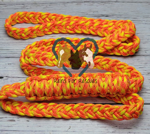 Orange & Yellow Checkered Neck Rope