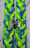 Lime Green, Yellow & Blue Camo Adjustable Riding Reins