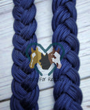 Solid Navy Blue Adjustable Riding Reins