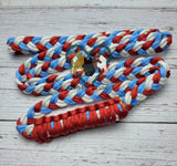 Red, White & Baby Blue Neck Rope