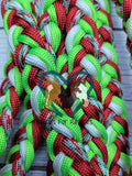 Holly Jolly Neck Rope with Lime Green, Red & White