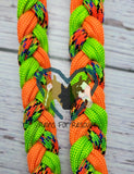 Virus with Lime Green & Orange Neck Rope