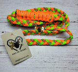 Virus with Lime Green & Orange Neck Rope