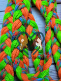 Neon Orange & Green Camo Neck Rope