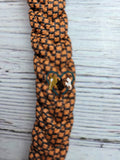 Mini's Orange Diamond Wither Strap - 1.5 foot