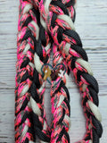 Pink Camo, White & Black Neck Rope