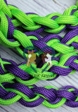 Lime Green & Acid Purple Dog Leash