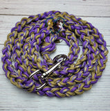 Luxor Lead Rope with Purple & Gold