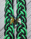 Starry Night & Neon Green Adjustable Riding Reins