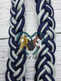 Navy & Silver Wither Strap